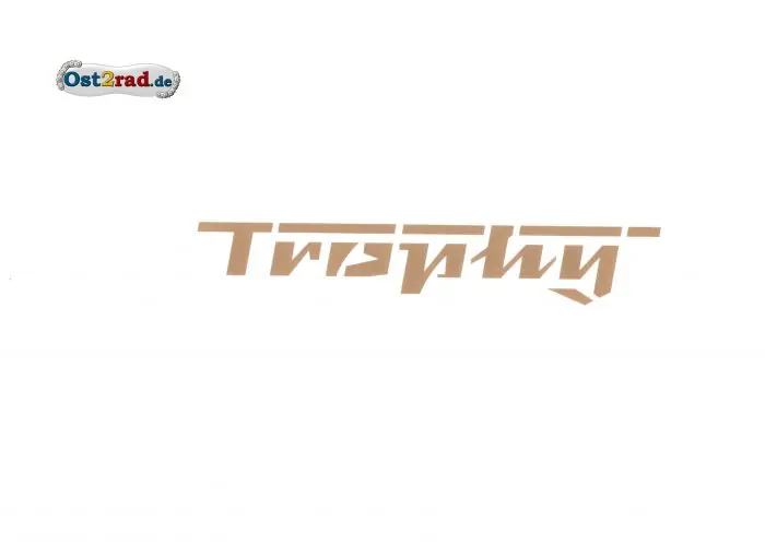 Aufkleber Tank passend für MZ ES 250/2 Trophy gold Mega-Angebot