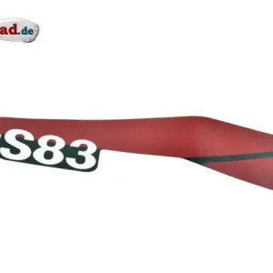 Aufkleber rot schwarz Seitendeckel rechts SIMSON S83 OR Must-Have