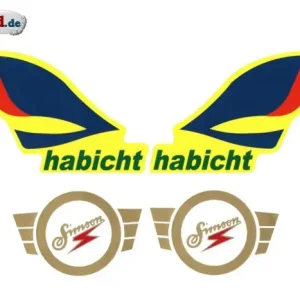 Neue Kollektion Aufkleber SATZ SIMSON Habicht