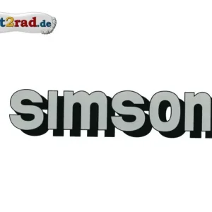 Kostenfreie Lieferung Aufkleber SIMSON für den Tank in silber