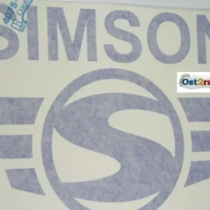 Aufkleber SIMSON mit Emblem blau Online Kaufen