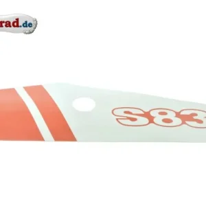 Aufkleber weiss rot Seitendeckel links SIMSON S83 B Top-Seller