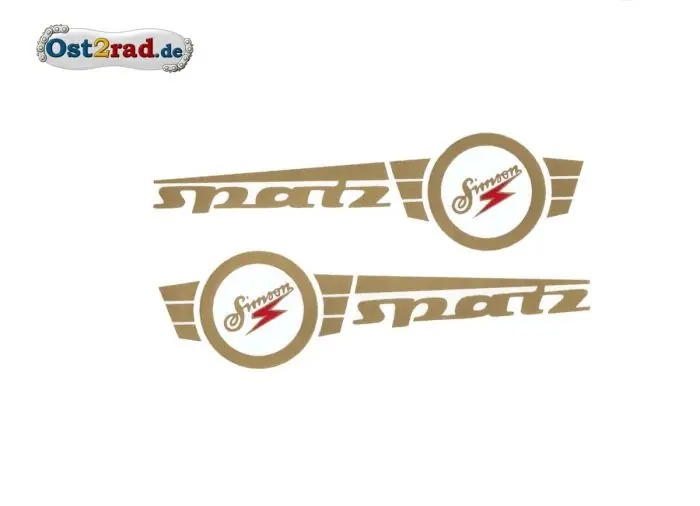 Tankaufkleber Satz SIMSON Spatz Abverkauf