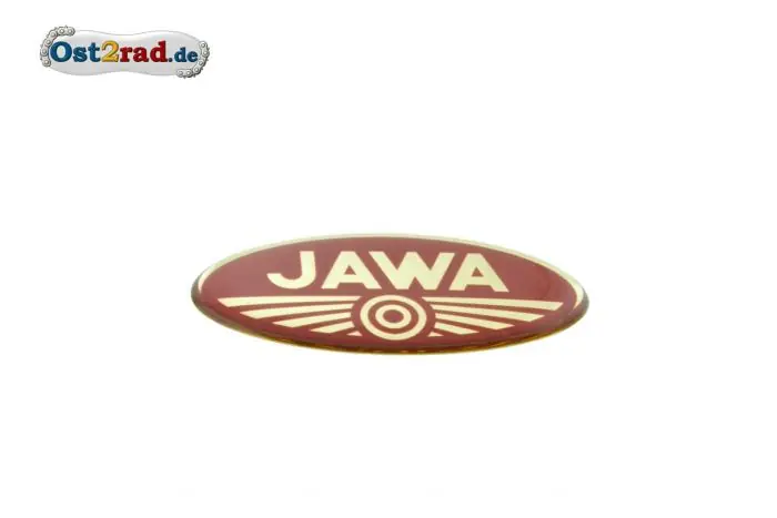 Aufkleber Jawa Logo 3D oval klein Preis Gesenkt