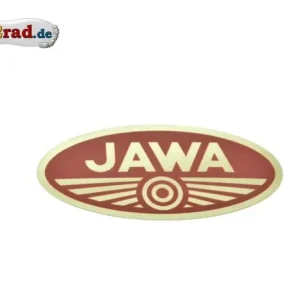 Markenware Aufkleber Jawa Logo oval klein