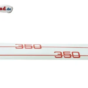 Neu Im Sortiment Aufkleber Satz Seitendeckel JAWA 634 weiss rot