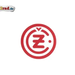 Nur Heute Aufkleber CZ Logo rund rot