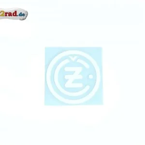 Aufkleber CZ Logo rund weiss Letzte Chance