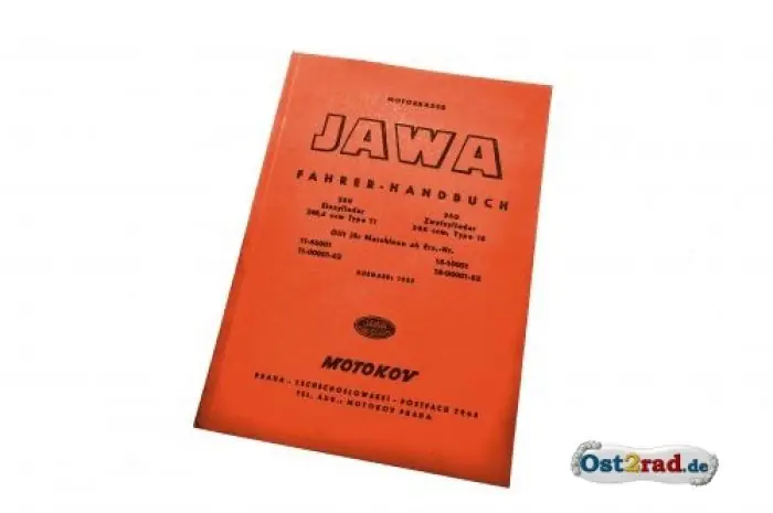 Fahrerhandbuch JAWA Perak 250 350 deutsch Sofort Bestellen