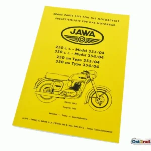 Ausverkauf Ersatzteilkatalog Jawa 250 350 Typ 353 354 /04 deutsch