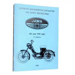 Neue Kollektion Ersatzteilkatalog JAWA 50 Typ 550 tschechisch