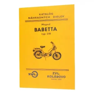 Ersatzteilkatalog JAWA Babetta Typ 210 tschechisch Meistverkauft