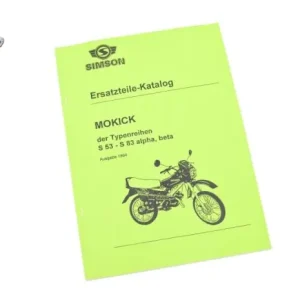 Ersatzteilkatalog SIMSON S53 S83 alpha beta Ausgabe 1994 Preisknaller