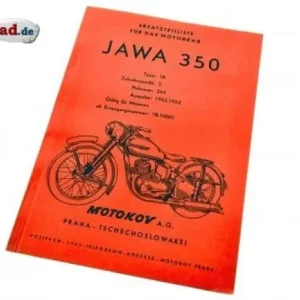 Direkt Vom Hersteller Ersatzteilliste JAWA Perak 350 Typ 18 deutsch
