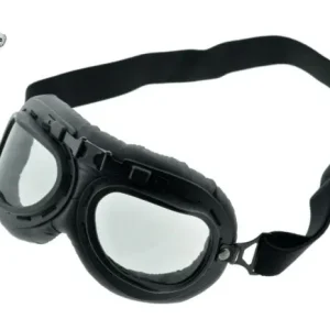 Kostenfreie Lieferung Brille Oldtimer Motorrad Motorradbrille Pilotenbrille schwarz AWO RT BK350