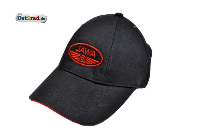 Schneller Versand Basecap, Schirmmütze mit JAWA Logo schwarz
