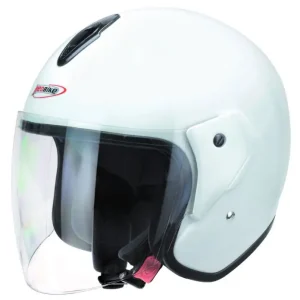 Jethelm Halbschale mit Visier weiss Online Kaufen