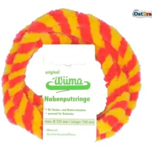 Nabenputzring Set Radnabe Vorderrad Hinterrad rot - gelb Top-Seller