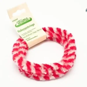 Nabenputzring Set Radnabe Vorderrad Hinterrad rot - weiß Neu Im Sortiment