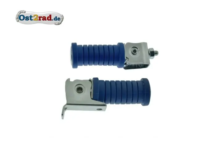 Sofort Bestellen Beifahrerfußrasten blau/chrom ETZ