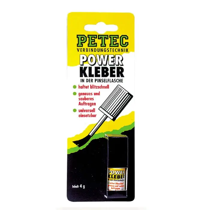 Neu Im Sortiment POWER KLEBER Pinselflasche 4g SB