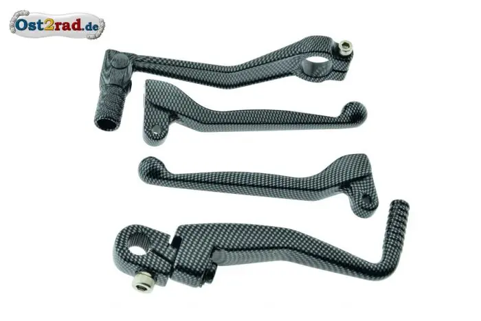 Hebelset carbon SIMSON S51 S70 Neu Im Sortiment