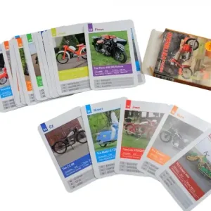 Spielkarten Quartett JAWA CZ Oldtimer Fahrzeuge Zertifiziert