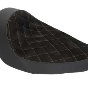 Aktuell Einzelsitz Leder Diamond Stitch schwarz