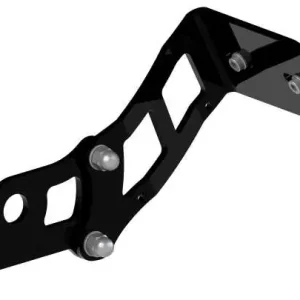 Seitlicher Kennzeichenhalter Medium Pro schwarz Begrenztes Angebot