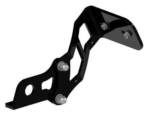 Seitlicher Kennzeichenhalter Medium Pro schwarz Top-Seller