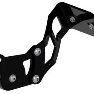 Seitlicher Kennzeichenhalter Medium Pro schwarz Letzte Chance