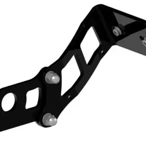 Highlight Seitlicher Kennzeichenhalter Medium Pro schwarz