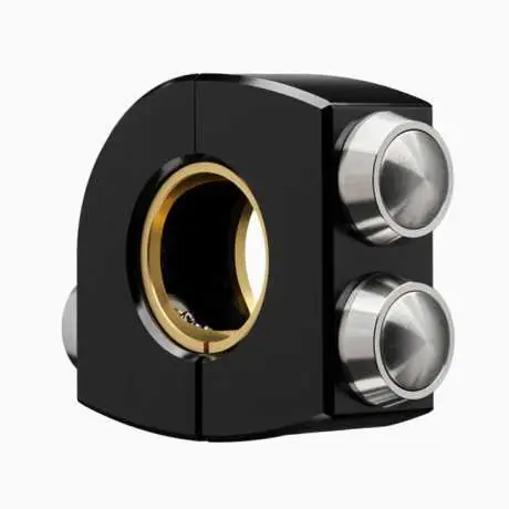 Motogadget mo.switch 3 Taster-Klemme schwarz/silber Neu