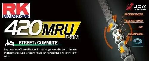 Billig RK U-RINGK 420MRU/104 KETTE OFFEN M CLIPSCHLOSS