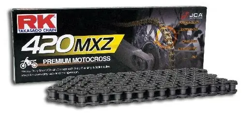 Ausverkauf RK STDKETTE 420MXZ/140 KETTE OFFEN M CLIPSCHLOSS