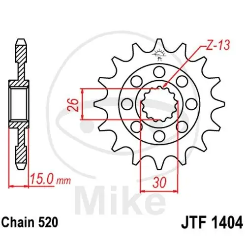 Top-Angebot RITZEL RAC 15Z TEIL 520 FEINVERZ INNEND 26/30