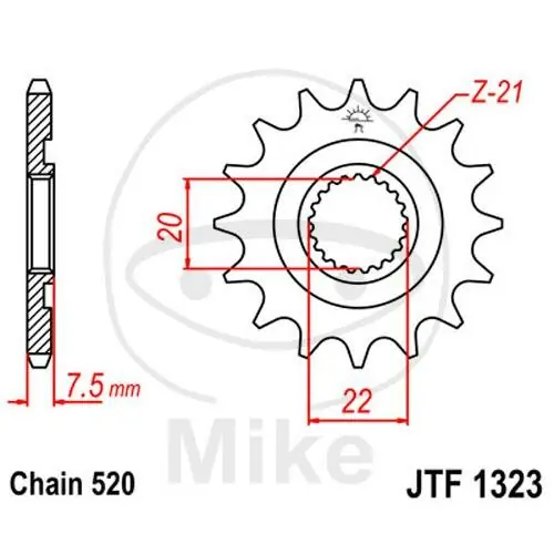 Pinion 12 Tooth Pitch 520 for Honda CR 125 R CRF 250 R X Ausverkauf
