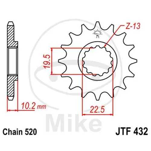 Top-Angebot Piñón 12 Dientes División 520 para Suzuki DR 350 DR-Z 400 RM 250 TS 250 X