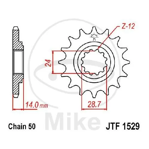 Geprüft Pignone 17 Denti Divisione 530 per Kawasaki GPZ 1100 ZRX 1100 1200