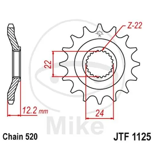 Piñón 15 Dientes División 520 para Aprilia Pegaso 600 Tuareg 600 Wind Online Kaufen